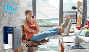 Antena RTV Heckermann Komplet Antena Signaflex Xrange 2X48Dbi 4G/5G 12M Fmeż + Konektor Wybór 8