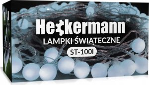 Lampki choinkowe Heckermann Lampki Świąteczne Heckermann St-100I 50X Żarówka 15M Kulki Cool 9