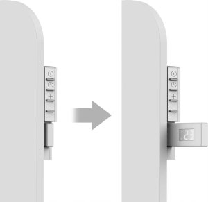 Grzejnik Heckermann Panel Grzewczy Ir Cronos Titanium Cr-500Twp 7