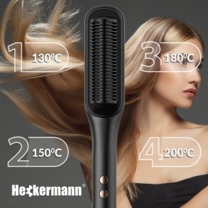 Prostownica Heckermann Prostownica Do Włosów Ceramiczna Ys668 Czarna 6