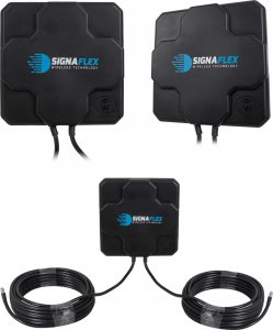 Antena RTV Heckermann Zestaw Antena Signaflex X-Cross 2X22Dbi 10M + Konektor Wybór + Mapa Bts 5