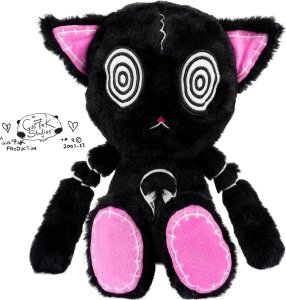 Soxo Maskotaka czarny kot Gus Fink HypnoCat Plushie Pal 1