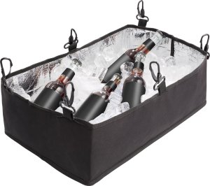 Tectake Stół do ping ponga Beer Ball Blitz z regulowaną wysokością składany - czarny 7