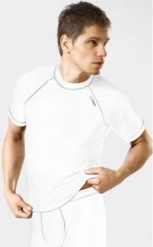 Gwinner Koszulka męska Classic V Dry Line biała r. S 1