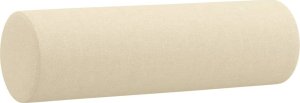 vidaXL 3-osobowa sofa z poduszkami, kremowa, 180 cm, tkanina 6
