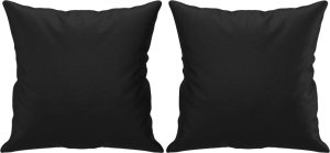 vidaXL 3-osobowa sofa z poduszkami, czarna, 180 cm, sztuczna skóra 5