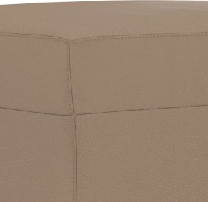 vidaXL 3-cz. zestaw sof z poduszkami, cappuccino, sztuczna skóra 7