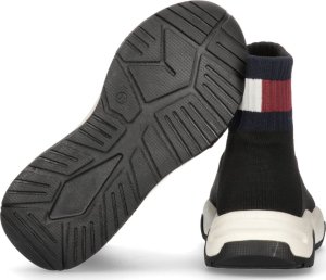 Tommy Hilfiger damskie buty SOCK SNEAKER BLACK T3A9-33007-0702999-999 35 3