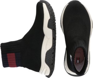 Tommy Hilfiger damskie buty SOCK SNEAKER BLACK T3A9-33007-0702999-999 35 4