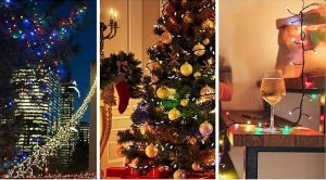 Tech-Led Sznur lampek solarnych 100 led 10m łańcuch do oplatania pni roślin ciepłe Biała ciepła (ok 3000k) 11