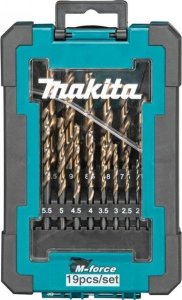 Wiertło Makita ZESTAW WIERTEŁ HSS M-FORCE DO METALU 19 SZT. (1 SZT) 1