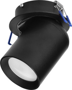 Lampa sufitowa Orno MALTA SP 1, oprawa ścienno-sufitowa podtynkowa, GU10 max. 12W, IP20, czarna 1