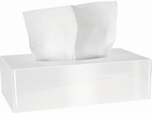 Kleine Wolke Kleine Wolke Tissue Box Pojemnik na chusteczki biały M 1