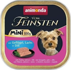 Animonda Animonda vom Feinsten Karma Dla Psa Mini Drób Łosoś 100g 1