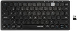 Klawiatura Kensington Kensington Multi-Device Dual Wireless Compact Keyboard - Tastatur - kabellos - 2.4 GHz, Bluetooth 3.0, Bluetooth 5.0 - Englisch - Schwarz 2