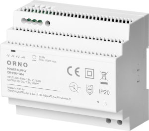 Orno Zasilacz na szyne DIN, 12VDC, 11,3A, 135,6W, 6 modułów 1