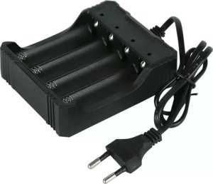 Ładowarka Extra Ładowarka do 4 akumulatorów 18650 litowo-jonowych 4,2V/1,2A automat Ładowarka do 4 akumulatorów 18650 litowo-jonowych 4,2V/1,2A automat 2