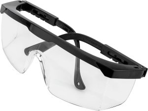 Neo Okulary ochronne, białe soczewki, regulowane zauszniki 2