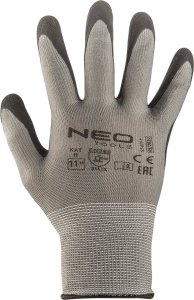 Neo Rękawice robocze, poliester pokryty lateksem (foam), 3141X, rozmiar 11 3