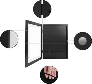 Ramka ATL DA43 Ramka na zdjęcie czarna 6