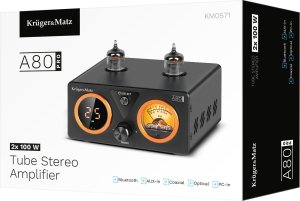 Kruger&Matz Wzmacniacz lampowy stereo Kruger&amp;Matz model A80-PRO 8