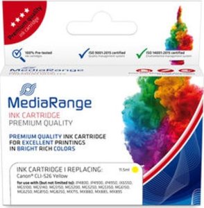 MediaRange MediaRange MRCC526Y nabój z tuszem 1 szt. Zamiennik Żółty 1