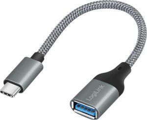 Kabel USB LogiLink LogiLink CU0106 kabel USB 0,15 m USB 3.2 Gen 1 (3.1 Gen 1) USB C USB A Szary 1