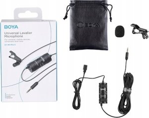 Mikrofon Boya Boya BY-M1 PRO II Lavalier Microphone --no batteries required and TRS/TRRS Switchable 6