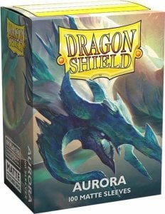 Dragon Shield Koszulki PREMIUM na karty talię Pokemon MtG Magic MATOWE Dragon Shield Sleeves protektory Aurora (100 sztuk) 1