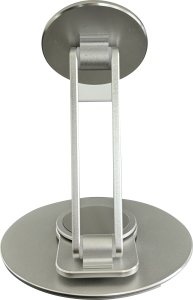 Podstawka Vision VISION Plattenspieler-Telefonstander - LEBENSLANGE GARANTIE - MagSafe Magnet halt das Telefon an Ort und Stelle - klebender Magnetring fur Android-Telefone im Lieferumfang enthalten - dreht sich im Quer- oder Hochformat - maximale Hohe de 3