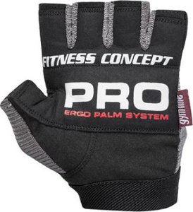 Triton POWER SYSTEM Rękawice Fitness - Szaro-Czarne 2