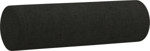 vidaXL 2-osobowa sofa z poduszkami, czarna, 120 cm, tkanina 6