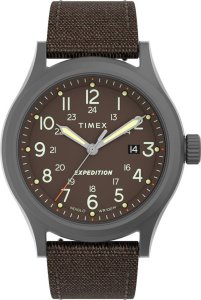 Zegarek Timex Zegarek męski Timex TW2V22700 brązowy 1