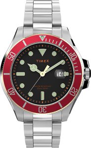 Zegarek Timex Zegarek męski Timex TW2V27400 srebrny 1