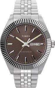 Zegarek Timex Zegarek męski Timex TW2V46100 srebrny 1