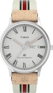 Zegarek Timex Zegarek męski Timex TW2V73700 beżowy 1