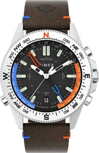 Zegarek Timex Zegarek męski Timex TW2V64400 brązowy 1