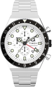 Zegarek Timex Zegarek męski Timex TW2V69900 srebrny 1