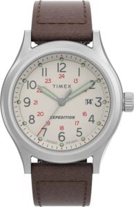 Zegarek Timex Zegarek męski Timex TW2V07300 brązowy 1