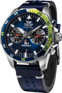 Zegarek Vostok Europe Zegarek męski Vostok Europe 6S21-225A708 niebieski 1