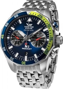 Zegarek Vostok Europe Zegarek męski Vostok Europe 6S21-225A708B srebrny 1