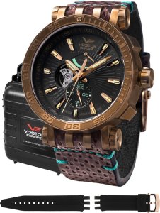 Zegarek Vostok Europe Zegarek męski Vostok Europe YN84-575O540 brązowy 1