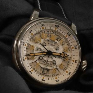 Zegarek Aviator Zegarek męski Aviator V.3.36.0.293.4 PL czarny 5