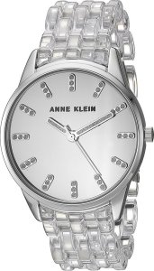 Zegarek Anne Klein Zegarek damski Anne Klein AK-2617CLSV CYRKONIE bezbarwny 1