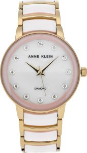 Zegarek Anne Klein Zegarek damski Anne Klein AK-2672LPGB różowy 1