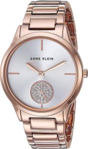 Zegarek Anne Klein Zegarek damski Anne Klein AK-3416SVRG CYRKONIE różowe złoto 1