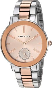 Zegarek Anne Klein Zegarek damski Anne Klein AK-3485RGRT CYRKONIE srebrny 1