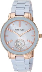 Zegarek Anne Klein Zegarek damski Anne Klein AK-3502LBRG niebieski 1