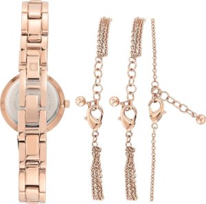 Zegarek Anne Klein Zegarek damski Anne Klein AK-3598RGST różowe złoto 4