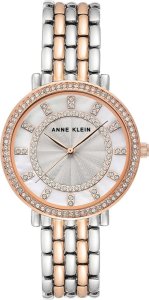 Zegarek Anne Klein Zegarek damski Anne Klein AK-3799MPRT CYRKONIE srebrny 1